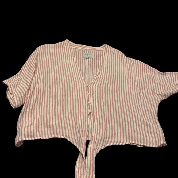 Rails Thea crop button down  top - Picture 3 of 3